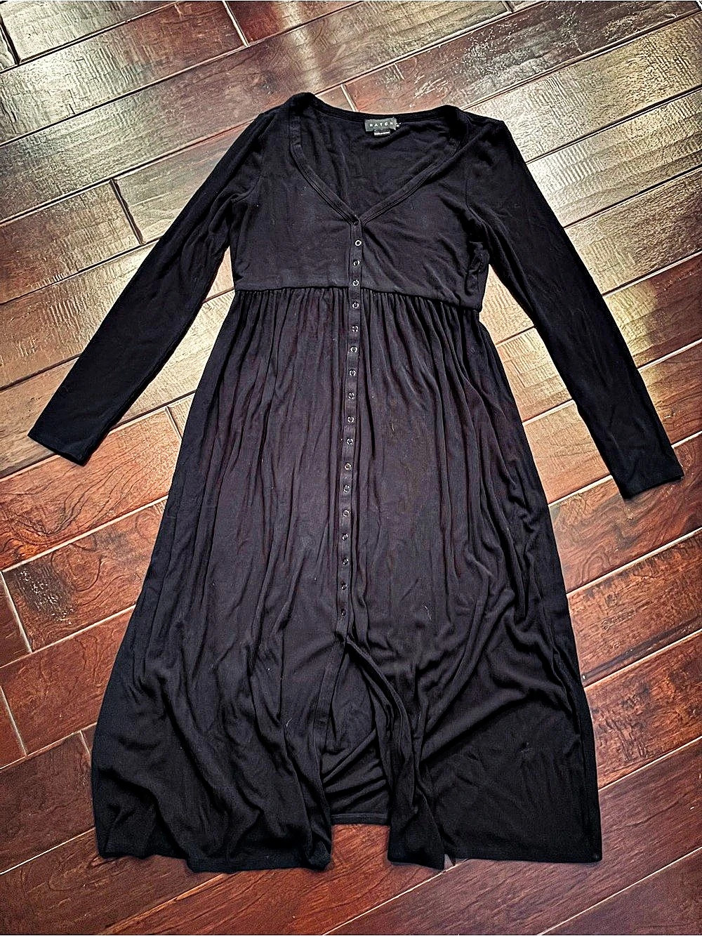 HATCH The Softest Rob Long Sleeve Maternity/Nursing Maxi Dress